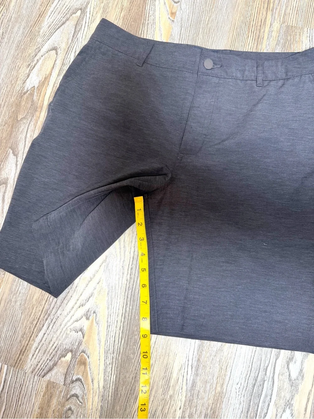 Faherty All Day Shorts Melange Charcoal Gray 33